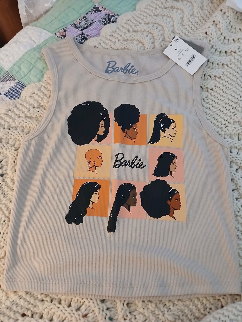 NWT Barbie Tank Top Size M